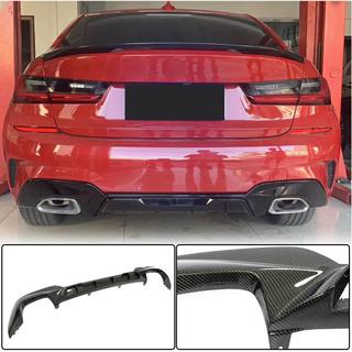 Rear Bumper Diffuser V4 for M-Sport 2018-2022, Carbon photo 1