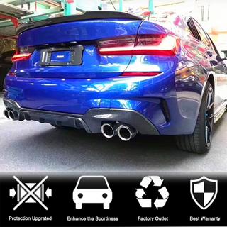 Rear Bumper Diffuser V4 for M-Sport 2018-2022, Carbon photo 2