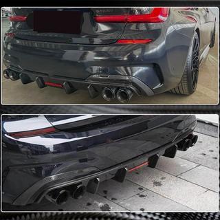 Rear Bumper Diffuser V6 (for M-Sport 2018-2022, Carbon) photo 4