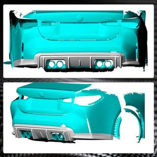 Rear Bumper Diffuser V5 (for G82/G83, Carbon) BMW 4 Series G22/23/26 2020- photo 3