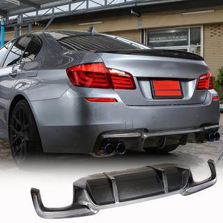 Rear Bumper Diffuser V1 for F10 M-Sport, Carbon BMW 5 Series F10/F11 2010–2016 photo 1