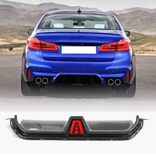 Rear bumper diffuser V2 for M5 F90 (Carbon) BMW 5 Series G30/G31 2017–2023 photo 1