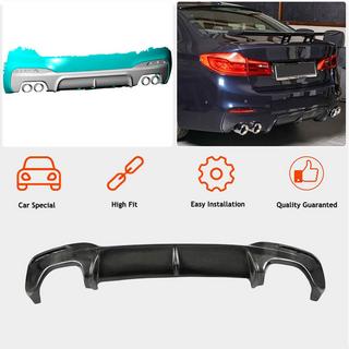 Rear bumper diffuser V3 for M-Sport/M5 F90 (Carbon) BMW 5 Series G30/G31 2017–2023 photo 2