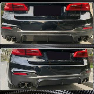 Rear bumper diffuser V3 for M-Sport/M5 F90 (Carbon) BMW 5 Series G30/G31 2017–2023 photo 3