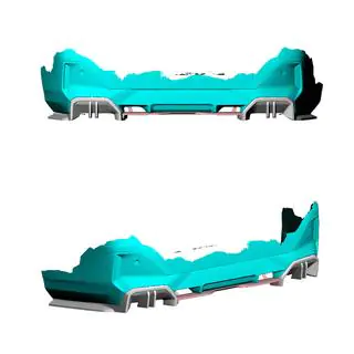 Rear Bumper Diffuser (for M-Sport, Carbon) photo 2