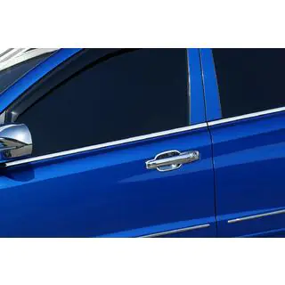 Side window chrome trims (4 pcs, stainless steel) SsangYong Action 2005-2018 photo 1