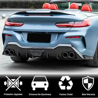 Rear Bumper Diffuser V1 for G14/G15 M-Sport, Carbon photo 2