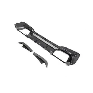 Rear Bumper Diffuser V1 for F97 2018-2021, Carbon photo 2
