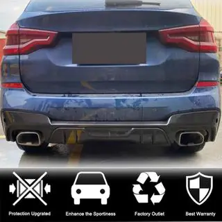 Rear Bumper Diffuser (for original M-Sport 2018-2021, Carbon) photo 2