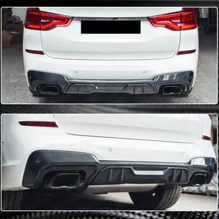 Rear Bumper Diffuser (for original M-Sport 2018-2021, Carbon) photo 4