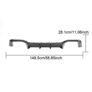 Rear Bumper Diffuser (for F98 2022-2025, Carbon) photo 2