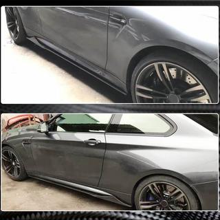Side Skirt Extensions V1 (for F87, Carbon) photo 4