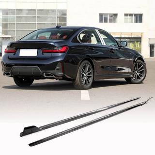 Side Skirt Extensions V1 (for G20 M-Sport, Carbon) BMW 3 Series G20/G21 2018- photo 1