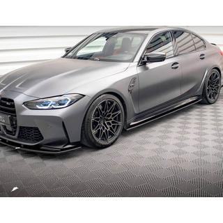 Side Skirt Extensions V5 (for G80, Carbon) BMW 3 Series G20/G21 2018- photo 4