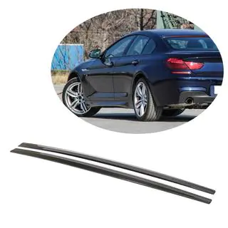 Side Skirt Extensions V2 (for F06 M-Sport, Carbon) photo 1