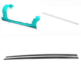 Side Skirt Extensions V2 (for F06 M-Sport, Carbon) photo 2