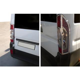 Chrome Tail Light Covers with Curve (2 pcs, Plastic) Peugeot Boxer 2006-2025 photo 1