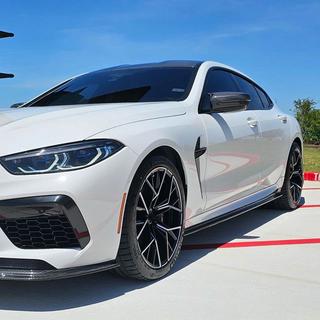 Side Skirt Extensions V1 (for G16 M-Sport/F93 M8, Carbon) BMW 8 Series G14/G15/G16 2018- photo 2