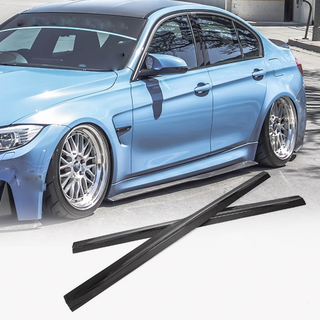 V2 Side Skirt Covers (for M3 Side Skirts, Carbon) BMW 3 Series F30/F31 2012-2019 photo 1