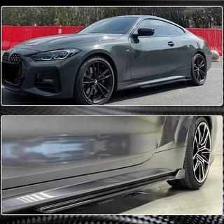 Side Skirt Extensions V3 (for G22/G23 M-Sport, Carbon) BMW 4 Series G22/23/26 2020- photo 3