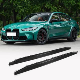 Side Skirt Extensions V1 (for G80, Carbon) BMW 3 Series G20/G21 2018- photo 1
