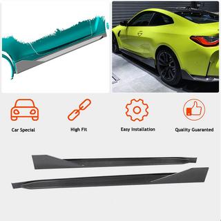 Side Skirt Extensions V2 (for G82/G83, Carbon) BMW 4 Series G22/23/26 2020- photo 2