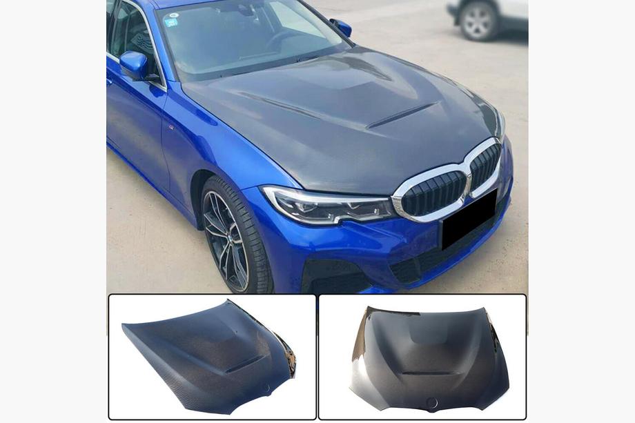 BMW 3 Series G20/G21 2018- Carbon Fiber Hood (V1) Image