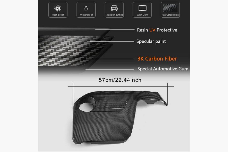 BMW 3 Series F30/F31 2012-2019 Engine Cover (for F80, Carbon) Photo 5