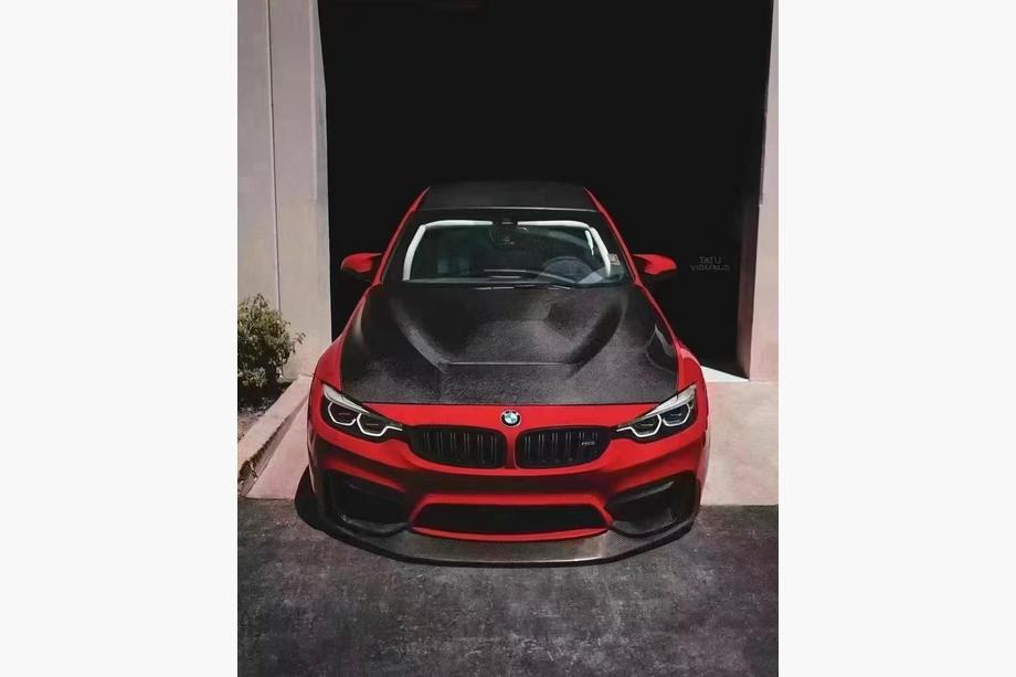 BMW 4 Series F32/F33/F36 2012-2020 Hood V1 (Carbon) Photo 7