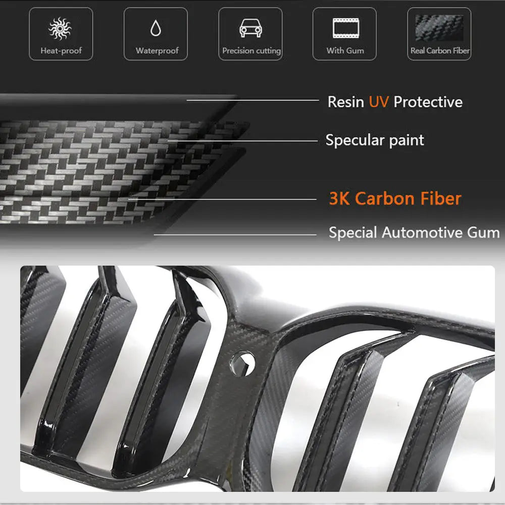 M-Look V1 Grilles (2021-2023, Dry Carbon) photo 4