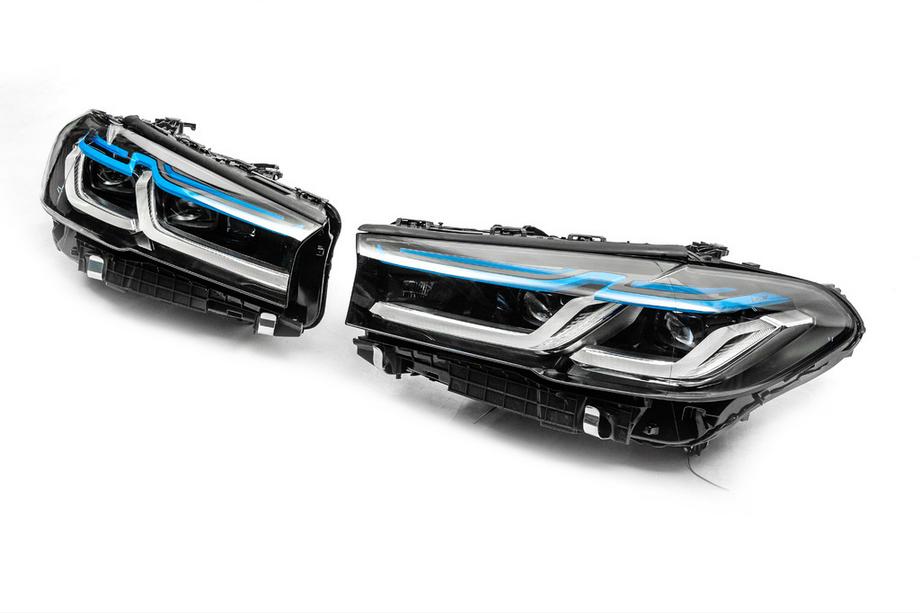 BMW 5 Series G30/G31 2017–2023 Front Full LED Laser headlights facelift (bumper replacement) Photo 3