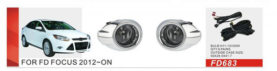 Ford Focus III 2011-2017 Fog Lights (2011-2015, Halogen) photo 2