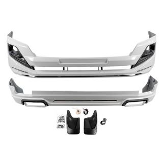 Front and Rear Bumper Guards Luxury (2013-2017) Toyota Land Cruiser Prado 150 2009-2023 photo 2
