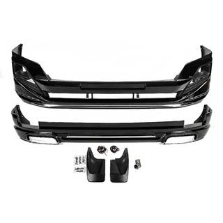 Front and Rear Bumper Guards Luxury (2013-2017) Toyota Land Cruiser Prado 150 2009-2023 photo 3