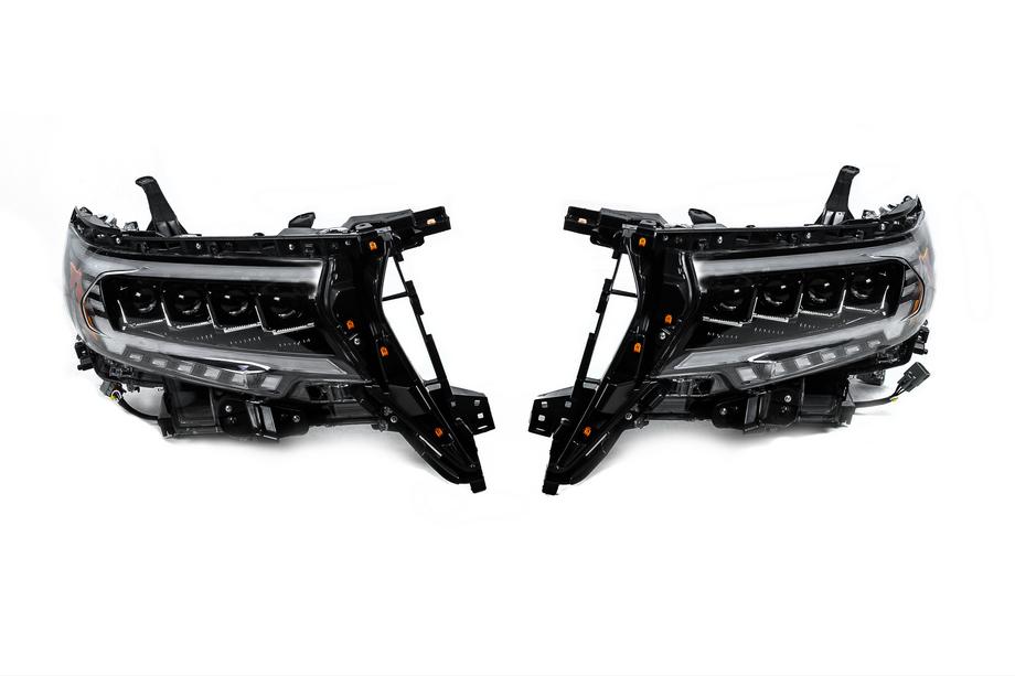 Toyota Land Cruiser Prado 150 2009-2023 Front Headlights Lexus-Design 4-LED V2 (2017+, 2 pcs) Photo 2