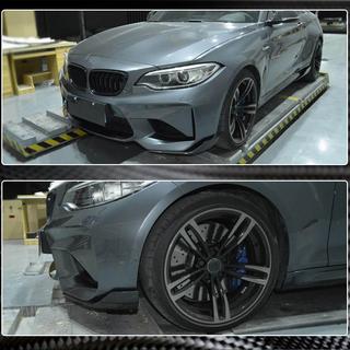 Front Bumper Flap Extensions (for F87 M2/M2C, Carbon) BMW 2 Series F22/F23 2014-2021 photo 4