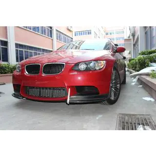 Front Bumper Flap Extensions (for E90 2008-2011 Base, Carbon) photo 3