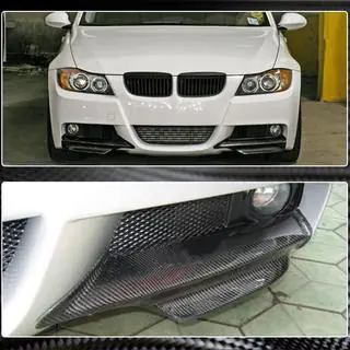 Front Bumper Flaps (for E90 2005-2008 M-Sport, Carbon) photo 4