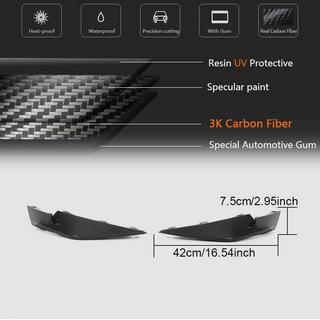 Front Bumper Flap Extensions (for G82/G83, Carbon) BMW 4 Series G22/23/26 2020- photo 4