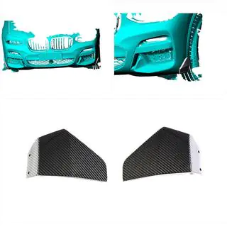 Front Bumper Flaps (for original M-Sport 2018-2021, Carbon) photo 2