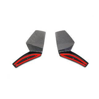 Front Bumper Flaps (2018-2022, Real Carbon) photo 4