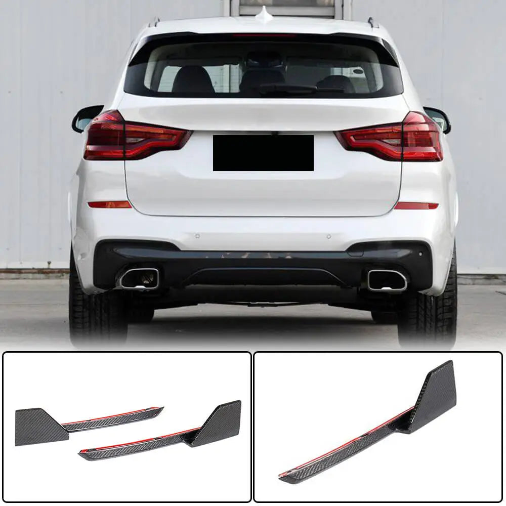 Rear Bumper Flap Extensions (for original M-Sport 2018-2021, Carbon) photo 1