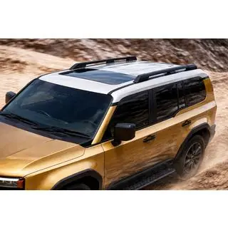 OEM Black Roof Rails (Aluminum) Toyota Land Cruiser Prado 250 2023- photo 3
