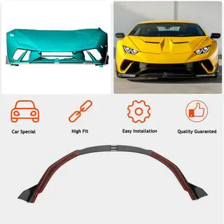 Front Bumper Lip V2 (Carbon) Lamborghini Huracan 2014- photo 2