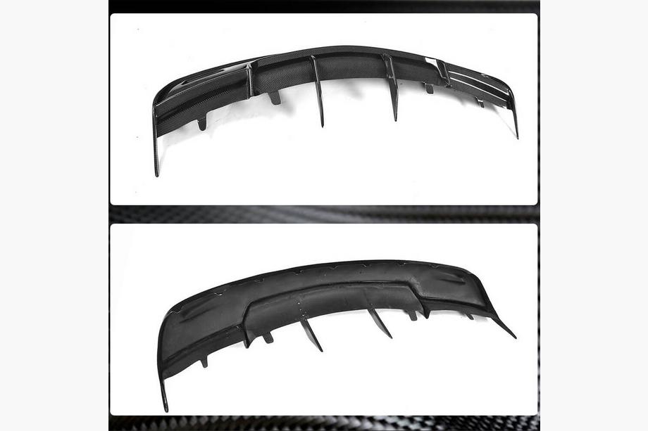 Tesla Model S 2012– Rear Bumper Diffuser FRP V2 Photo 7
