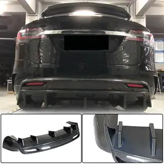 Rear Bumper Diffuser (2015-2021, Carbon) photo 1