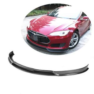 Front Bumper Lip V2 (2012-2016, Carbon) Tesla Model S 2012– photo 1