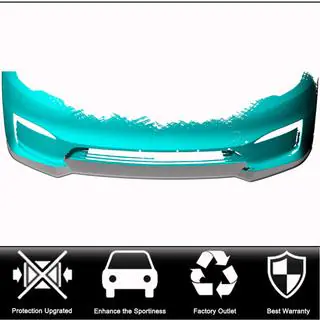 Front Bumper Lip V1 (2021+, Carbon) Tesla Model S 2012– photo 2