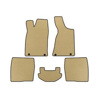 EVA Floor Mats (1987-1991, Sedan, Beige) Audi 80/90 1987-1996