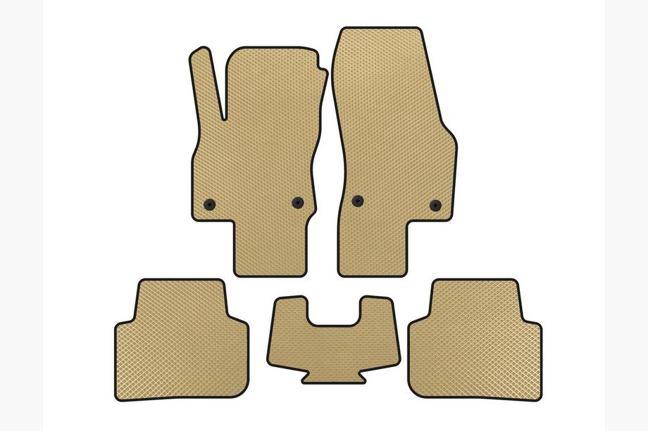 Audi Q3 2019–2025 EVA Floor Mats (Beige) Image